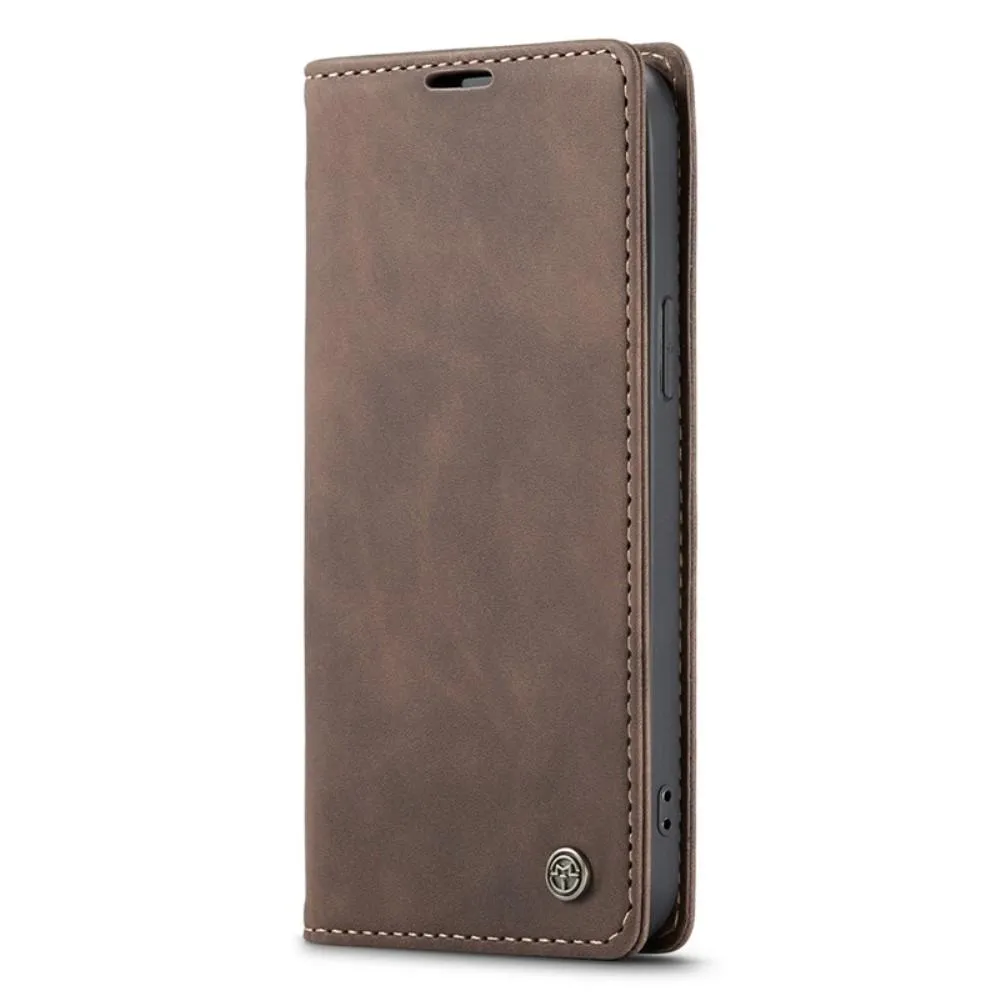 CASEME Lommebok - deksel iPhone 14 Plus - Mørkebrun