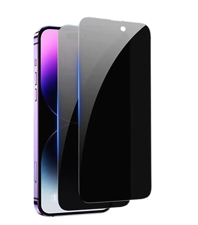 [2-PACK] Privacy iPhone 15 Pro Max skjermbeskytter