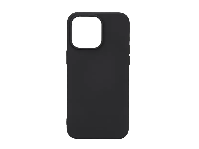 iPhone 15 Pro Max resirkulert silikondeksel bak, sort