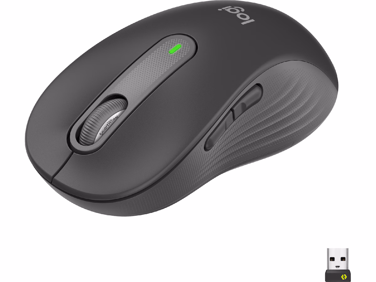 Logitech Signature M650 Large trådløs mus Grafittgrå