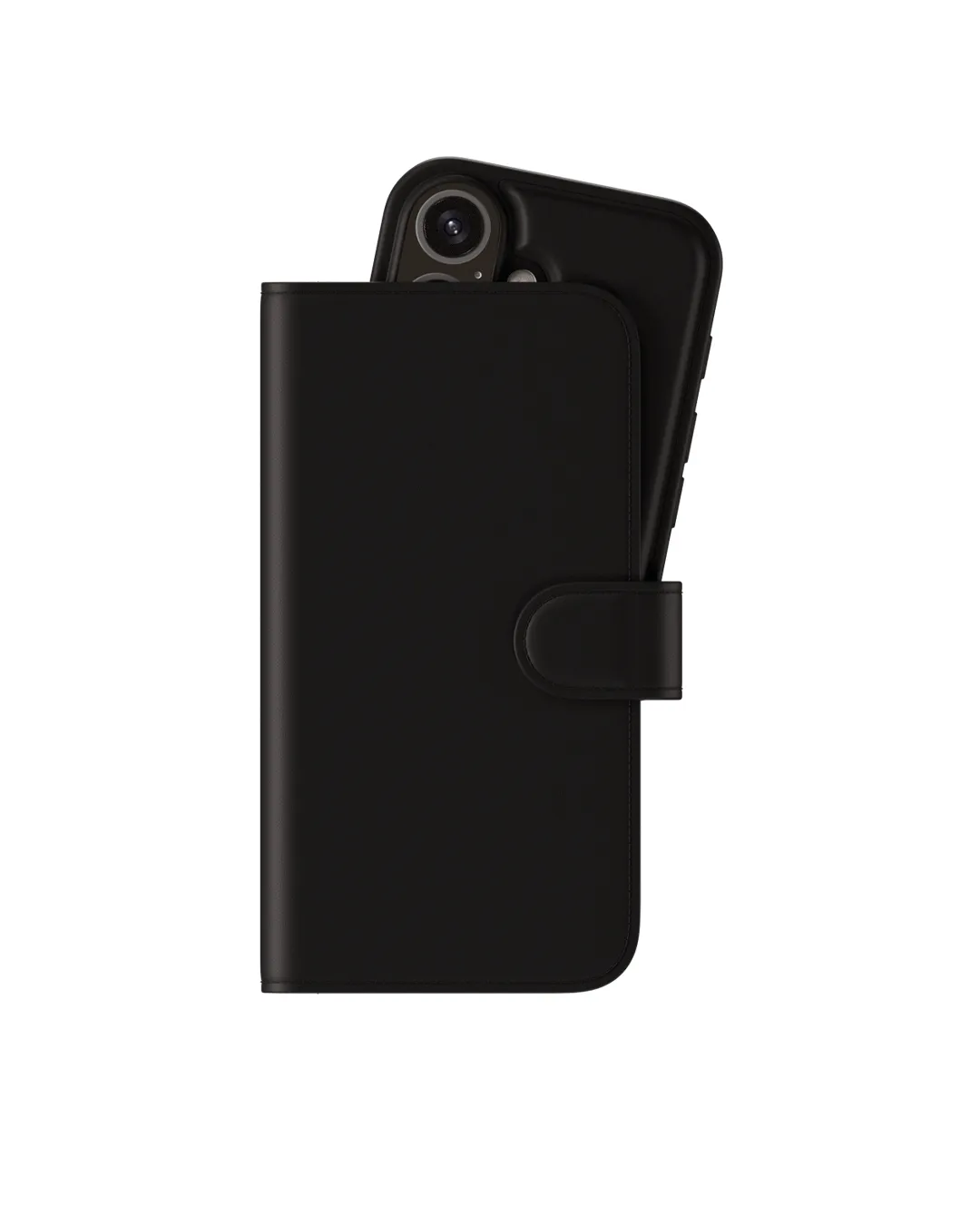 Holdit Case Cover Lommebok - deksel Magnet Plus Svart til iPhone 16 Plus