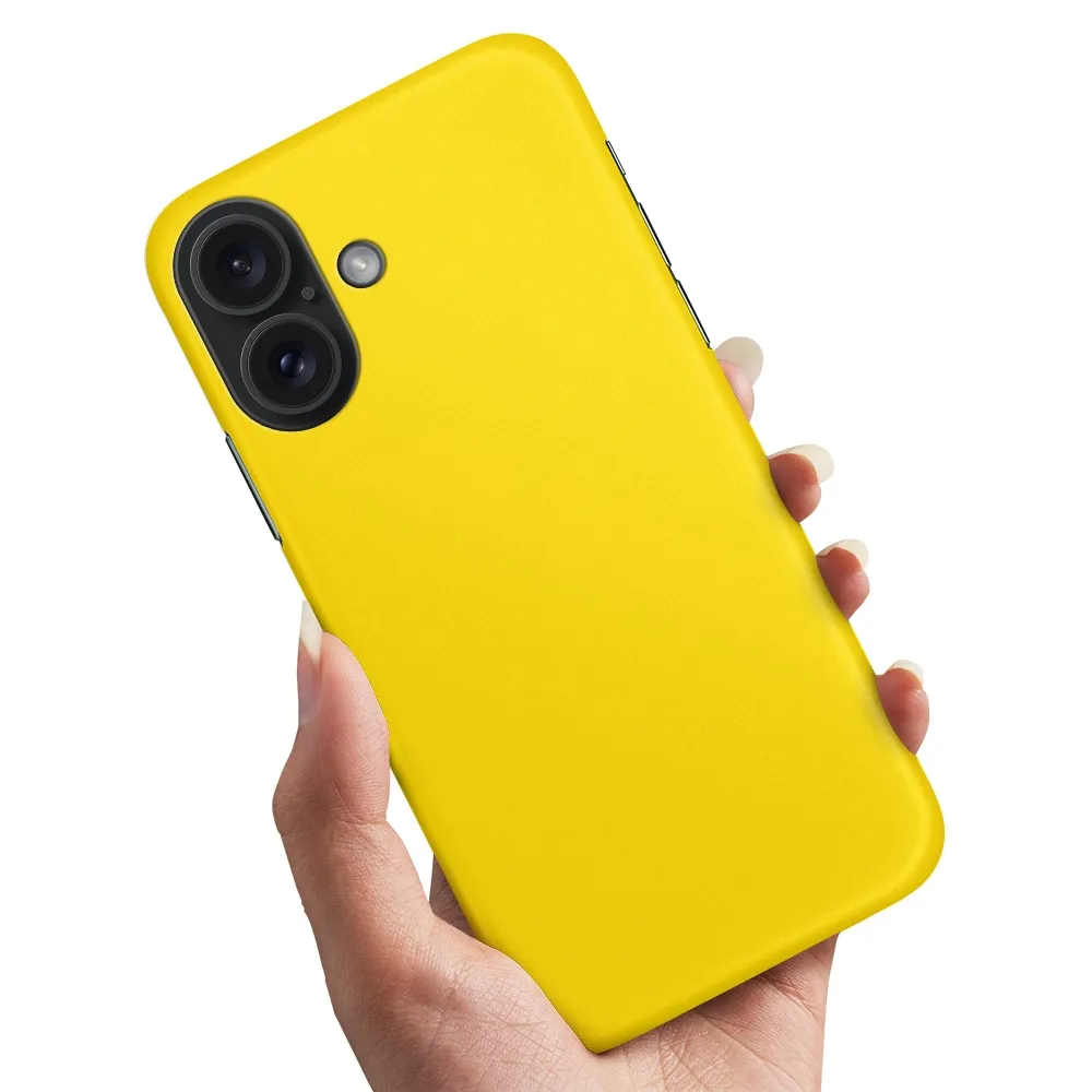 Deksel / Mobildeksel til iPhone 16 Plus - Gul