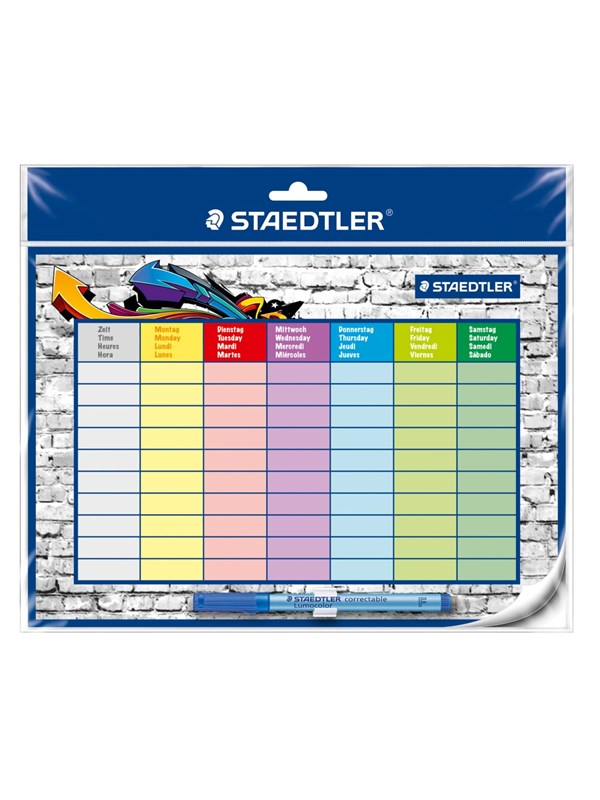 Staedtler Lumocolor timetable