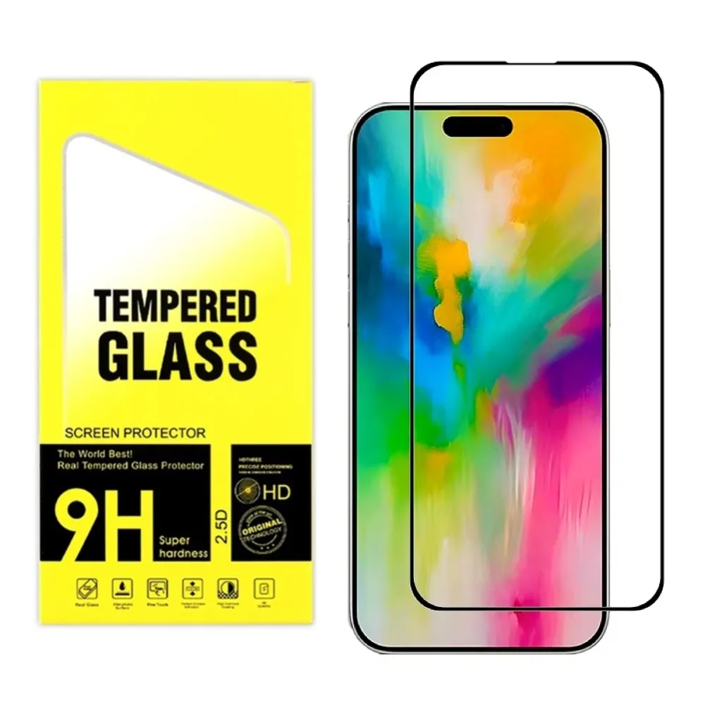 2 stk Herdet glass iPhone 16/16 Pro/16 Pro Max - Skjermbeskyttelse