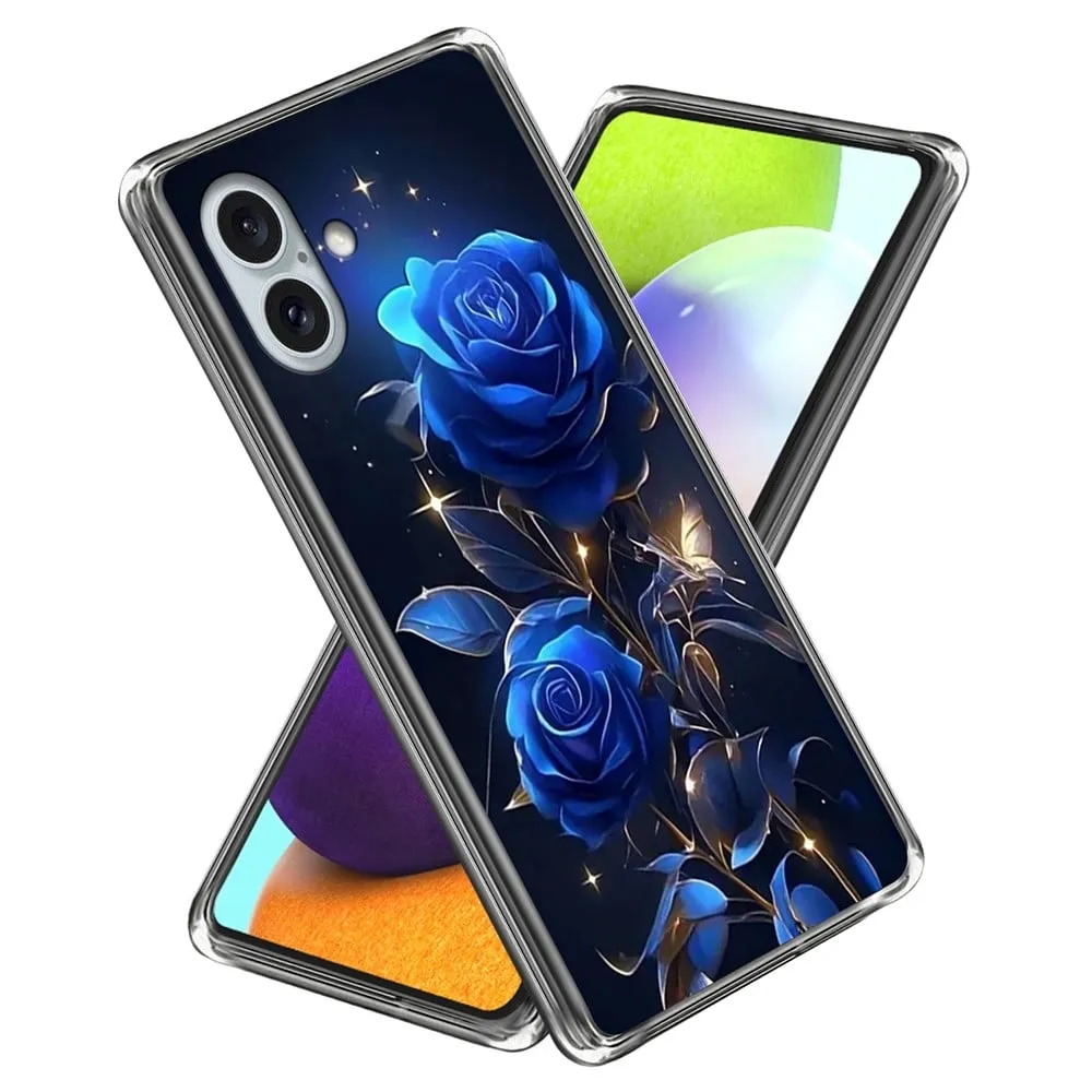 Vibe iPhone 16 Plus deksel - Blå Roser
