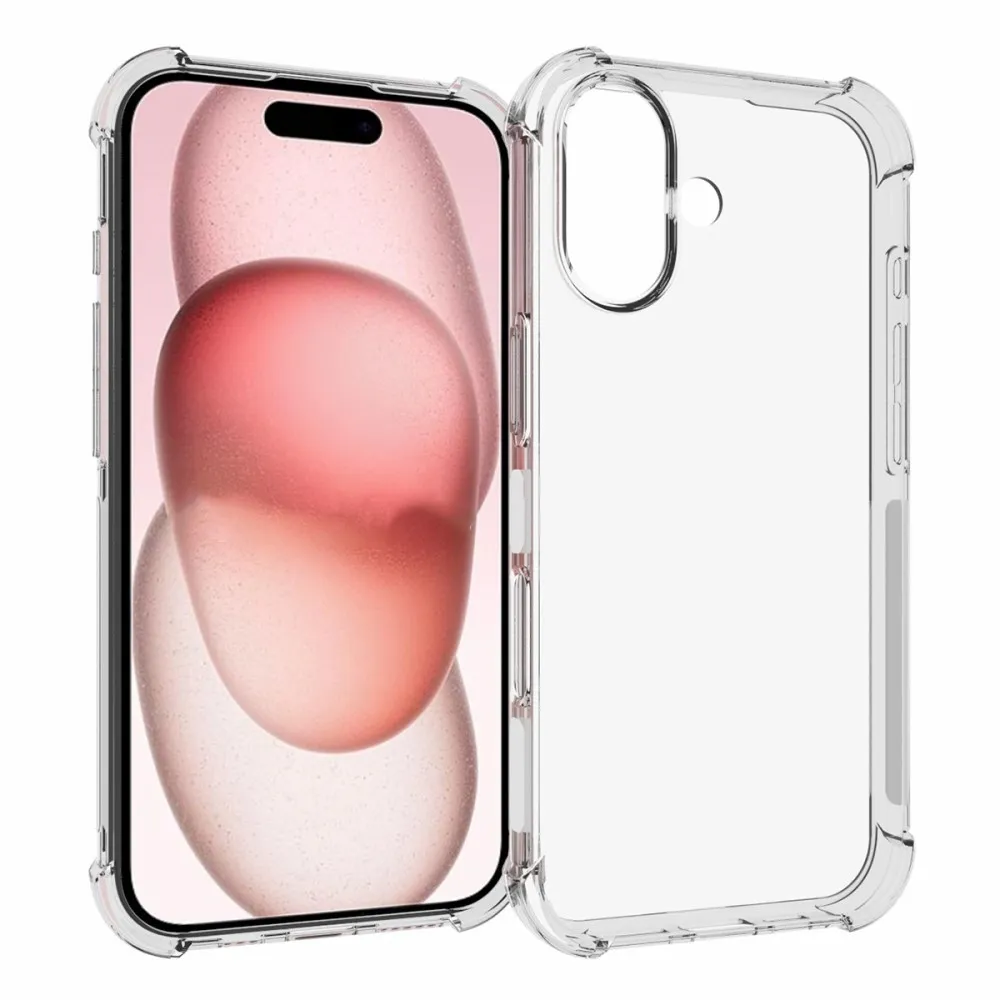 Deksel til iPhone 16 Støtabsorbert forsterket hjørne termoplastisk polyuretan