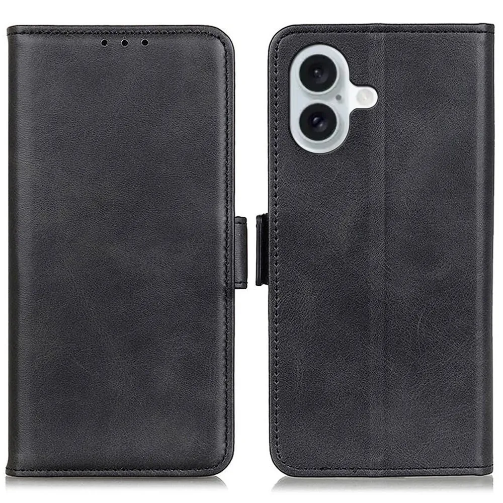 Classic iPhone 16 flip etui - Svart