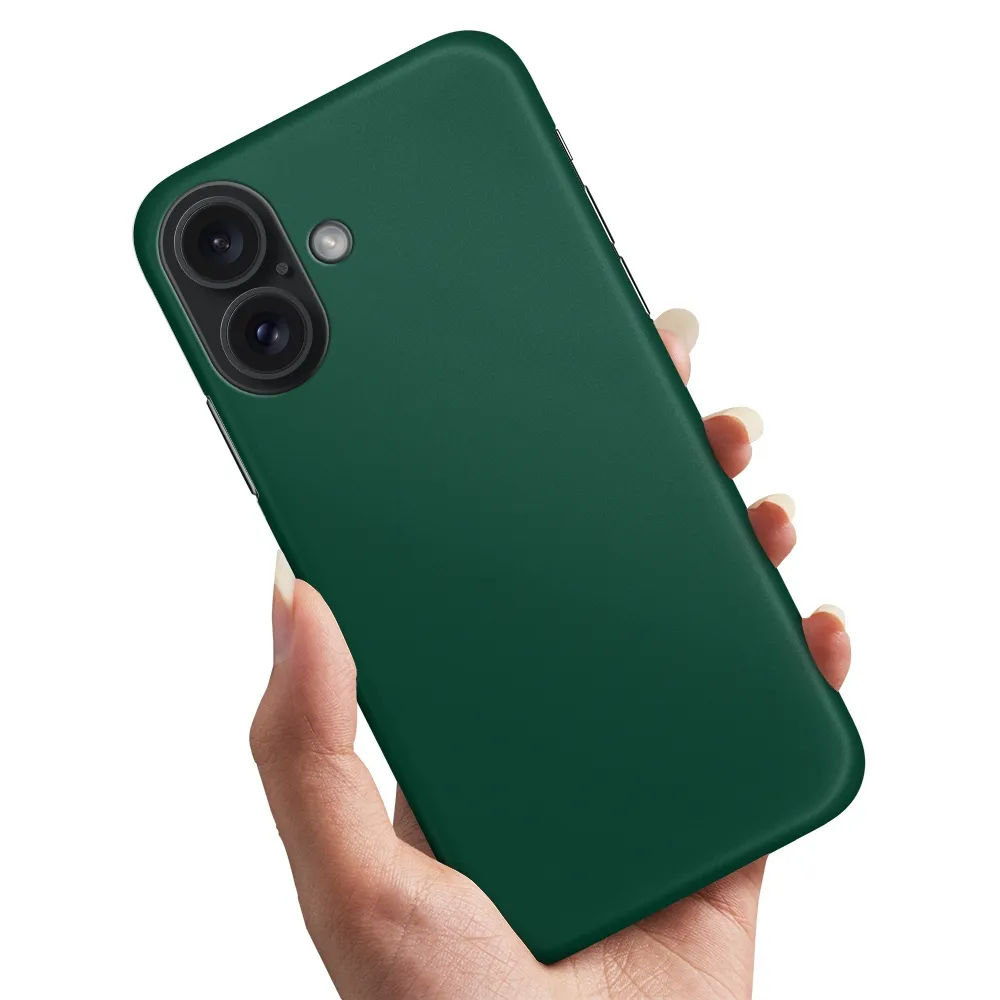Deksel / Mobildeksel til iPhone 16 - Mørkegrønn
