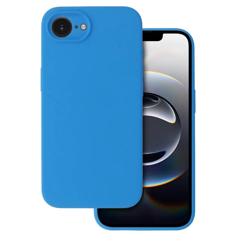 Silicone Lite Case til Apple iPhone 16e - Sierra blue