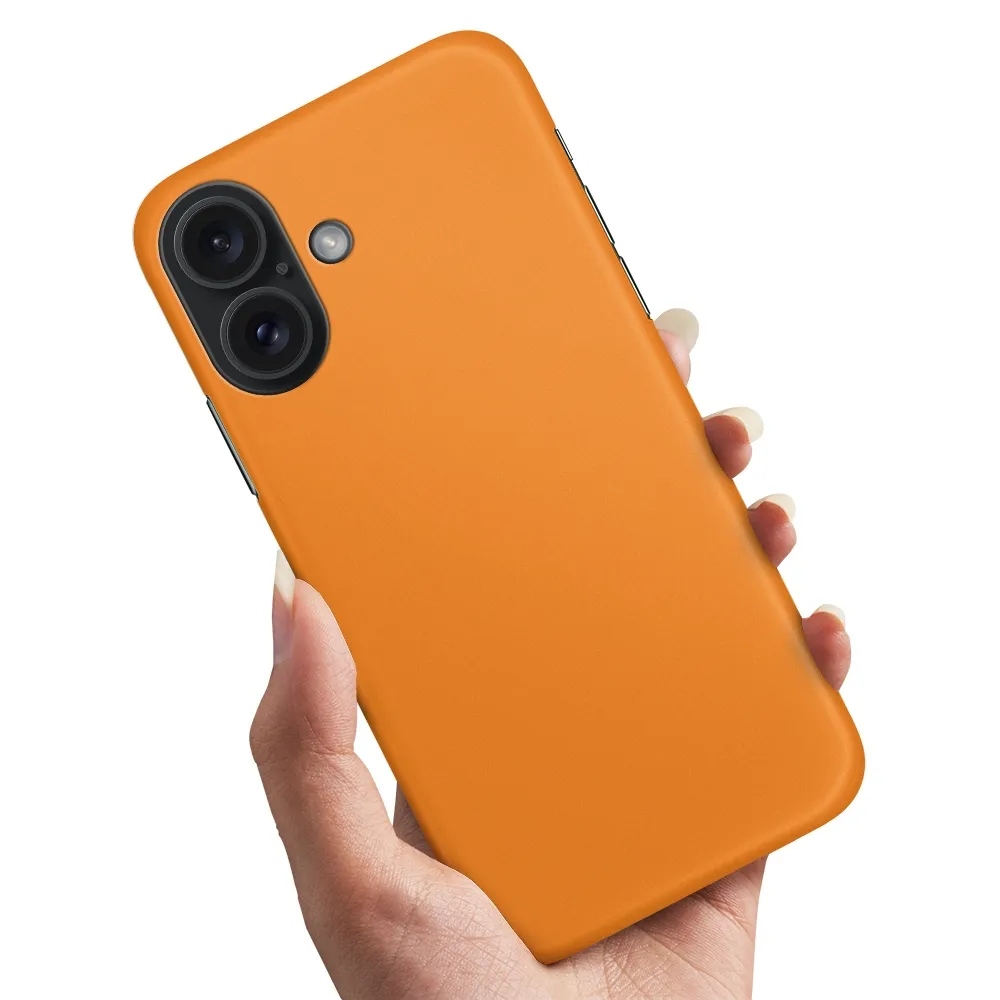 Deksel / Mobildeksel til iPhone 16 - Oransje