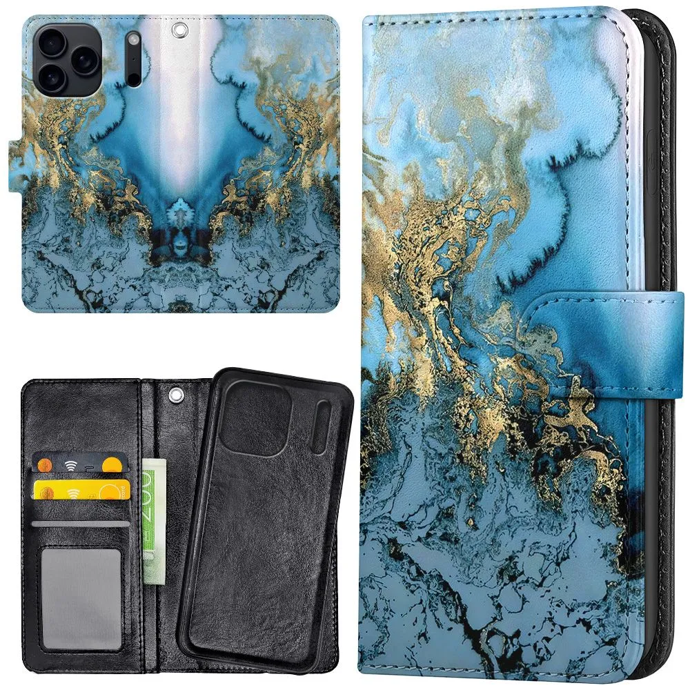 iPhone 17 Pro Max - Lommebok Deksel Kunstmønster