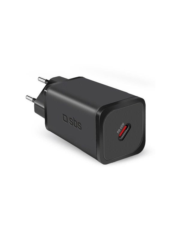 SBS 65 Watt GaN charger with PD - Black