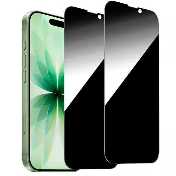 2-Pack iPhone 17 Pro Max Privacy Skjermbeskytter - Anti-spion herdet glass