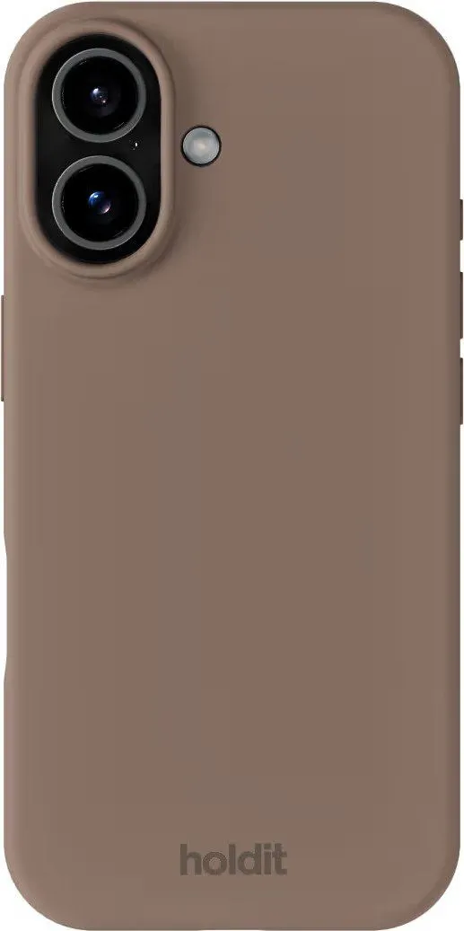 HOLDIT iPhone 17 silikondeksel (mokkabrun)