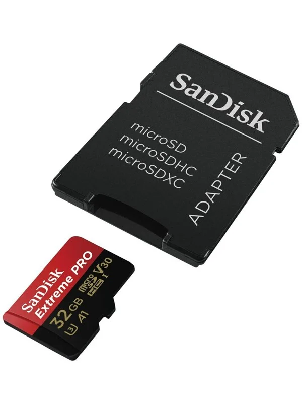 SANDISK Extreme Pro microSD/SD - 100MB/s - 32GB