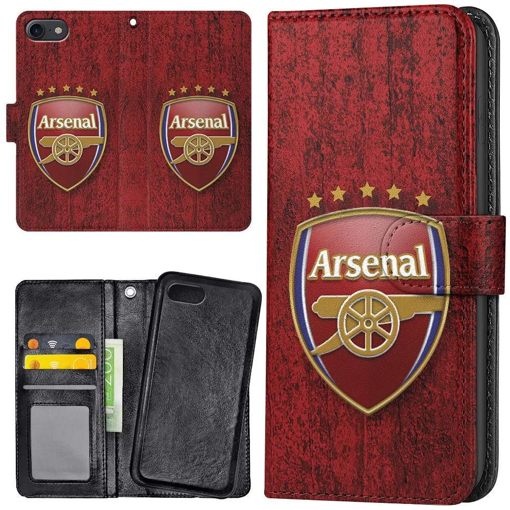 iPhone 16e/17e - Lommebok Deksel Arsenal