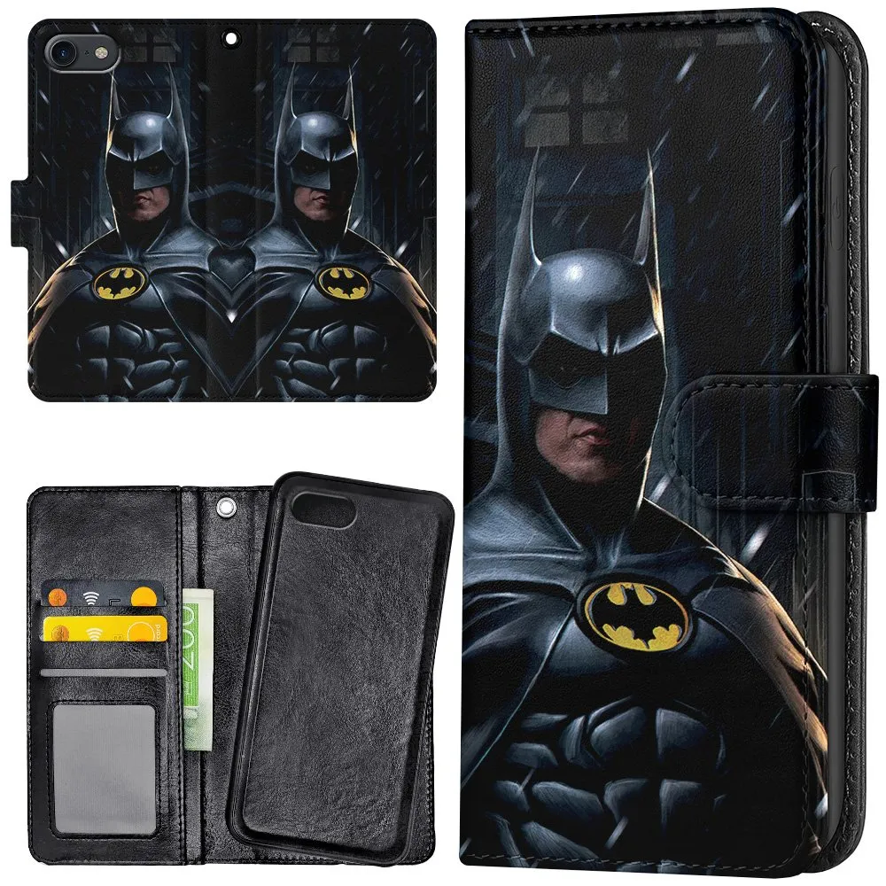 iPhone 16e/17e - Lommebok Deksel Batman