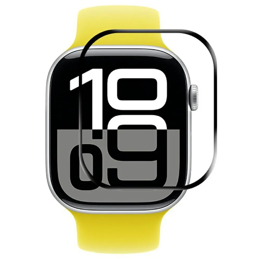 RURIHAI Apple Watch Series 10 42 mm bøyelig skjermbeskytter 3D fulllimt skjermfilm for Watch