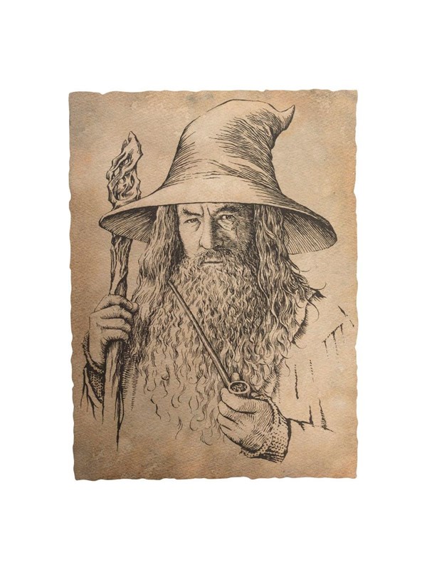 Weta Workshop - The Lord of the Rings - Portrait of Gandalf The Grey Statue Art Print