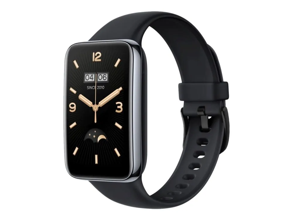 FAST Silikonstropp Silikonstropp for Xiaomi Mi Smart Band 7 Pro juoda