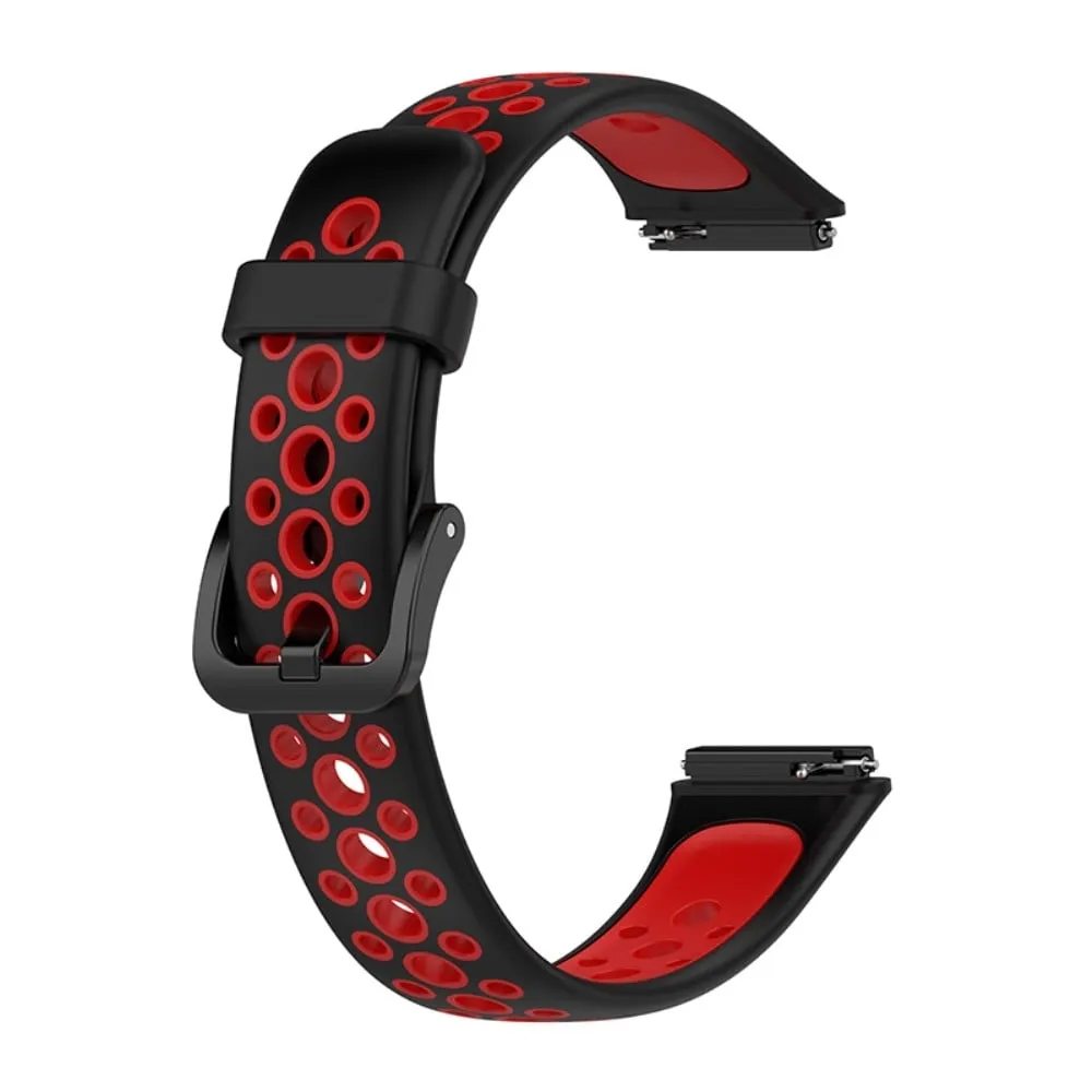 Huawei Band 7 urrem med to farger - Svart / Rød