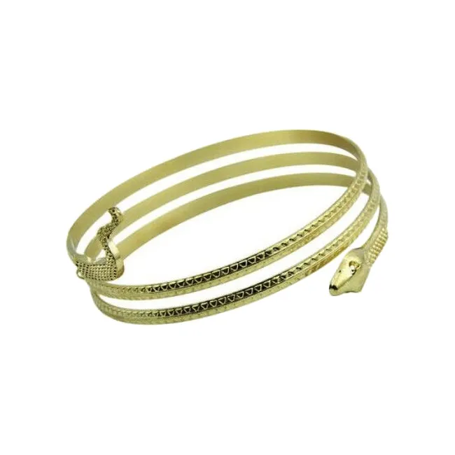 Armbånd - Slange - Gull