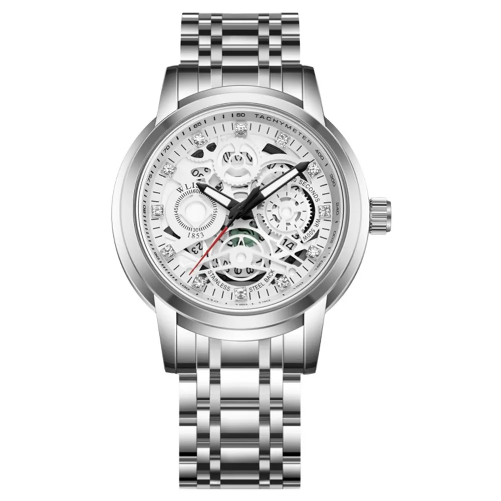 Herrearmbåndsur Armbåndsur WLISTH S518 Quartz Sølv