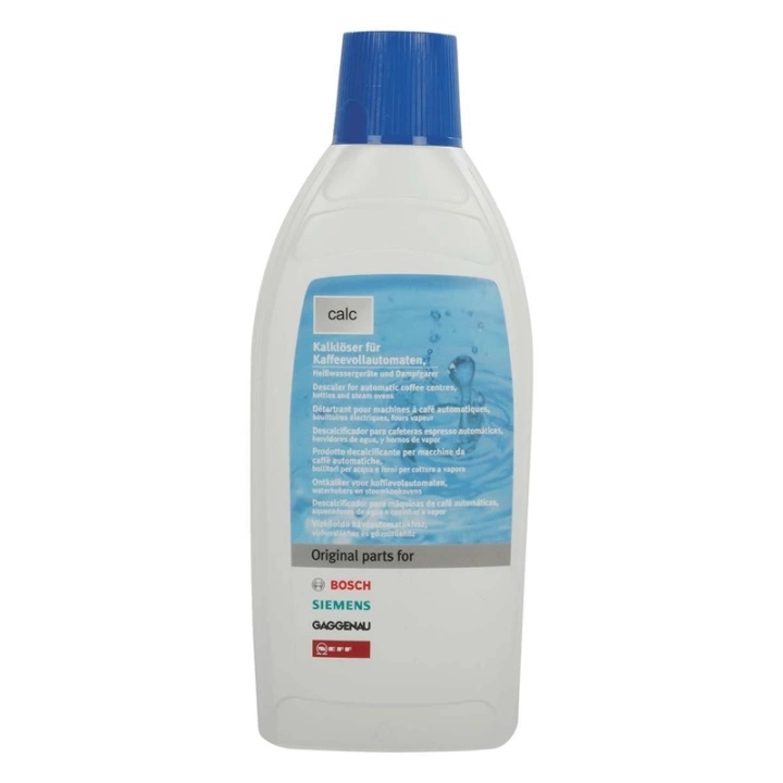 bosch Flytende avkalkingsmiddel for helautomatiske kaffemaskiner - Kaffetraktere - Vannkokere og dampovner med vanntank - 500 ml