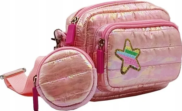 Stnux Puffy-veske rosa