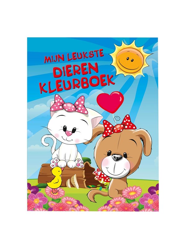 Mondikaarten My Cutest Animal Coloring Book 48 pages.