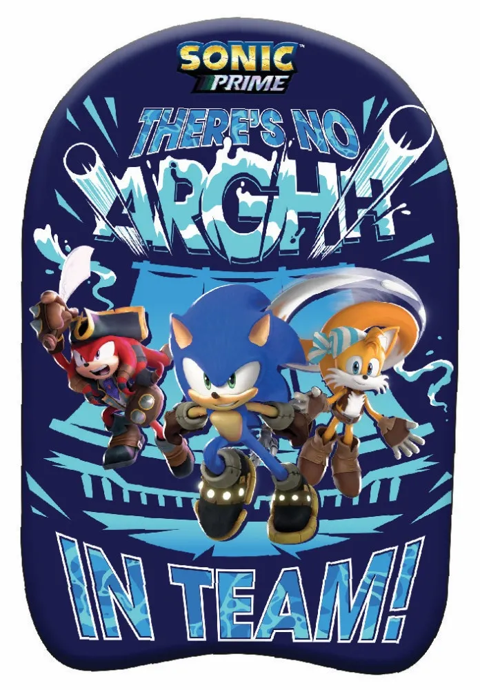 Sonic the Hedgehog Kickboard, 45 cm - Prime Sonic the Hedgehog Svømmebrett