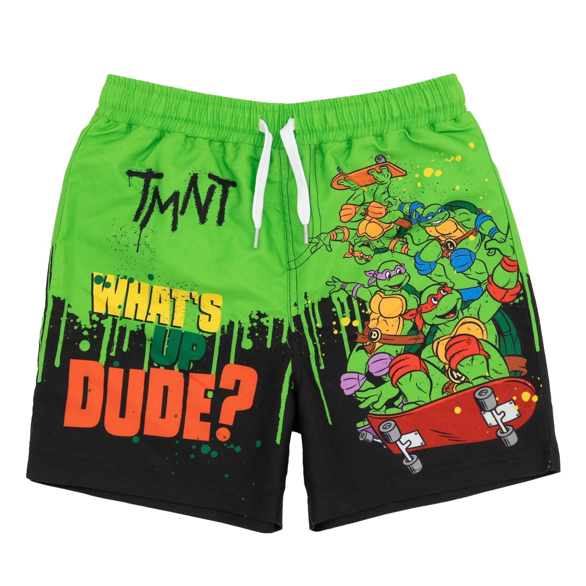 Teenage Mutant Ninja Turtles Boys Whats Up Dude Swim Shorts