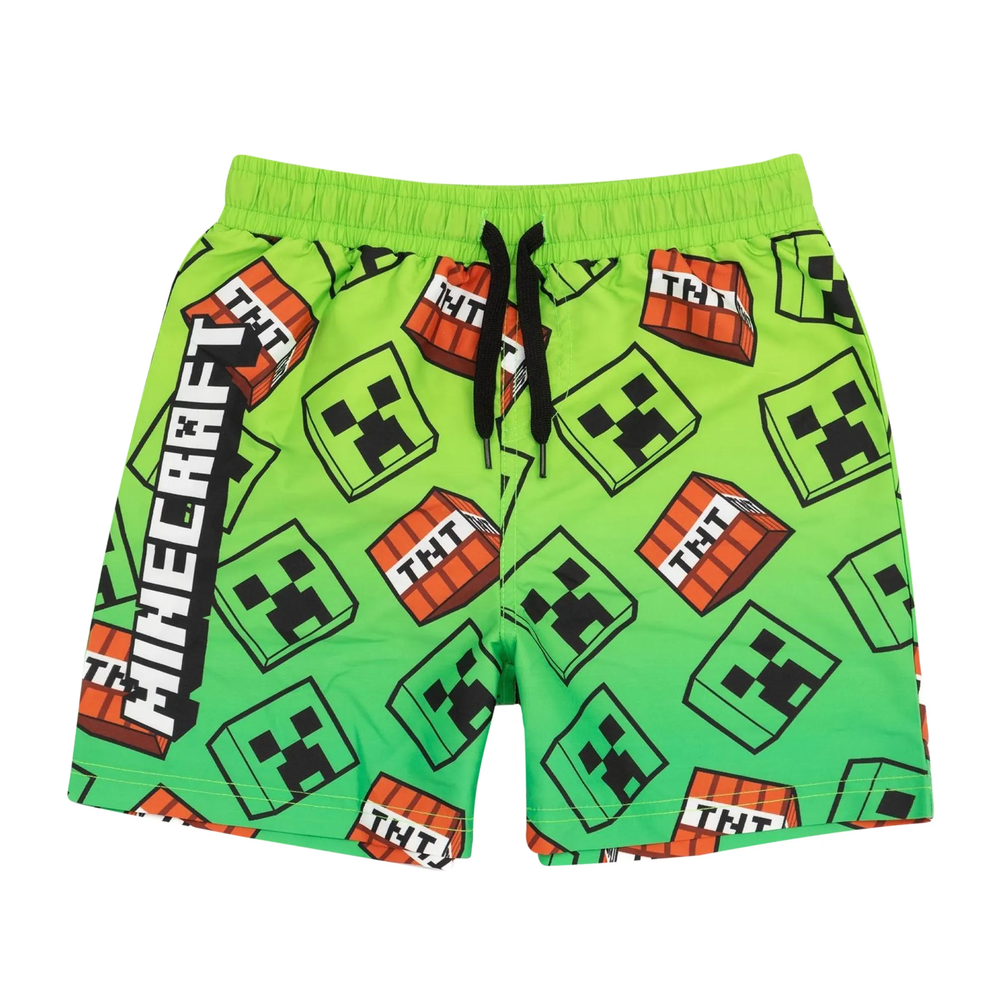 Minecraft Boys Creeper Swim Shorts