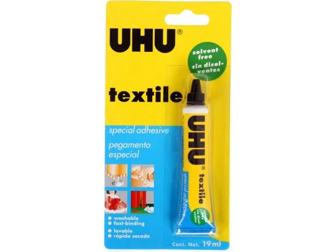 UHU lim i 19 ml tekstil-tube