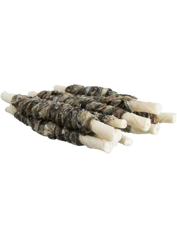 Trixie Denta Fun Fish Chewing Rolls 12cm 75g (10-Pack)