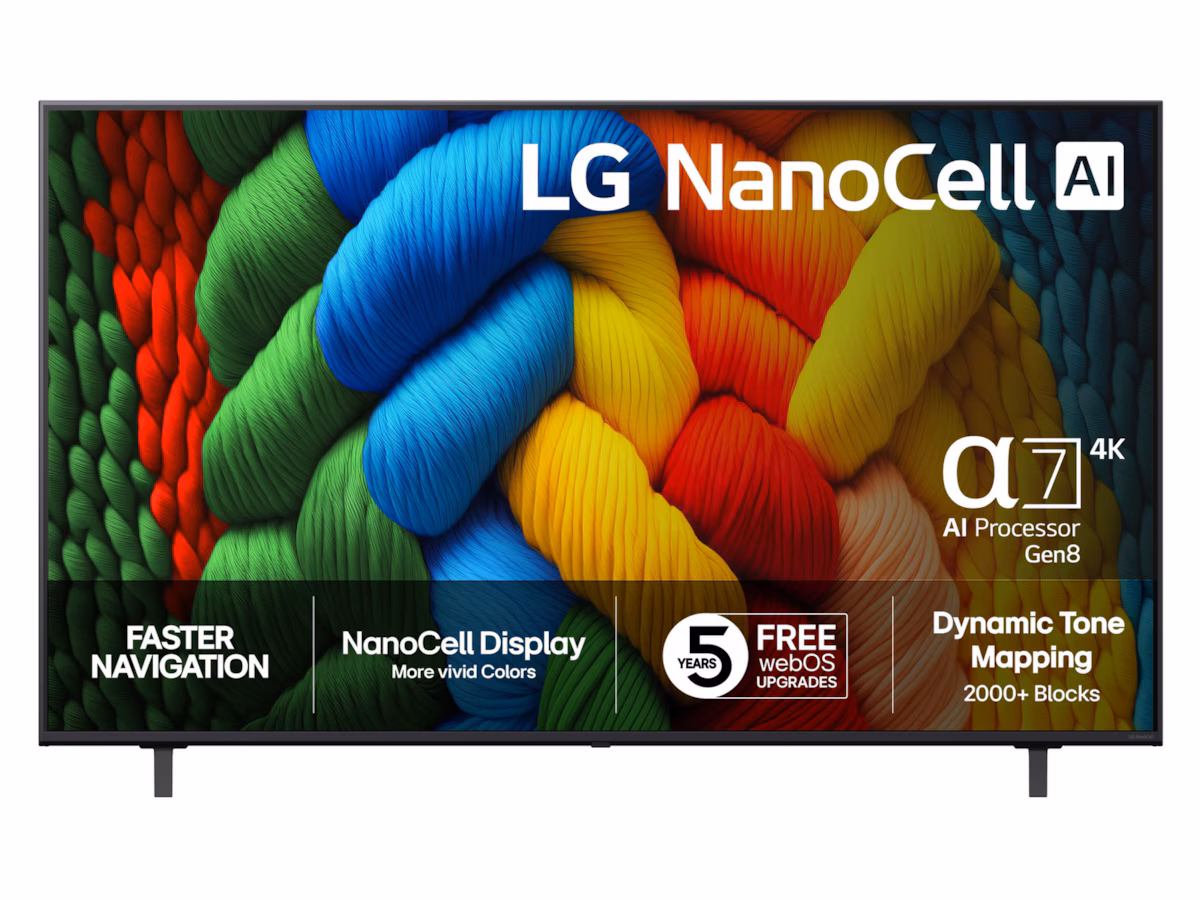 LG 75" NANO80 AI 4K NanoCell Smart TV (2025)