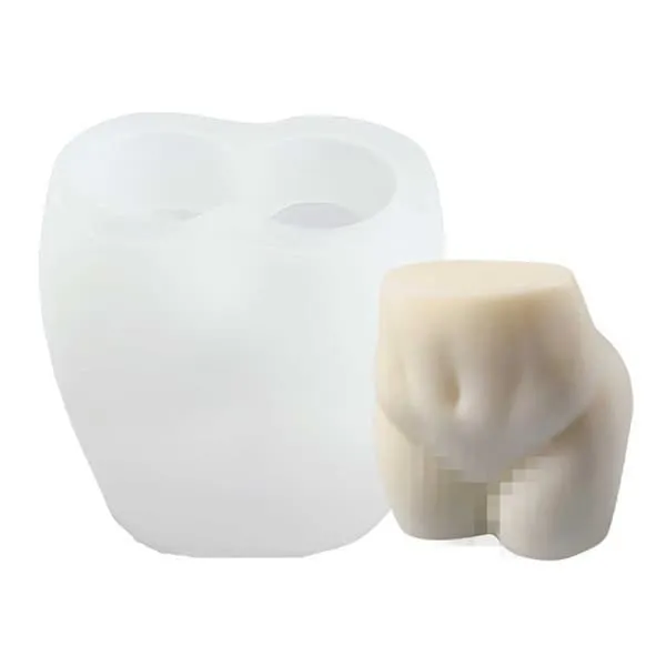 Form for stearinlys kvinnekropp 3d 7cm