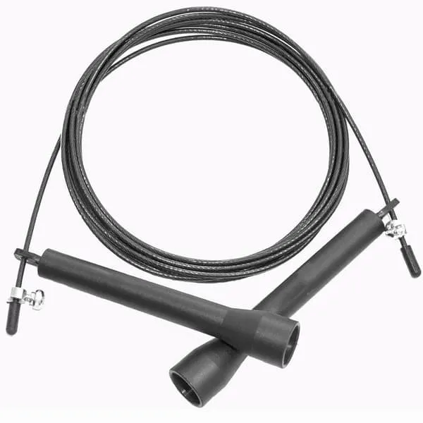 Pro Hoppereip Speedrope til Crossfit og Trening 300 cm - Svart