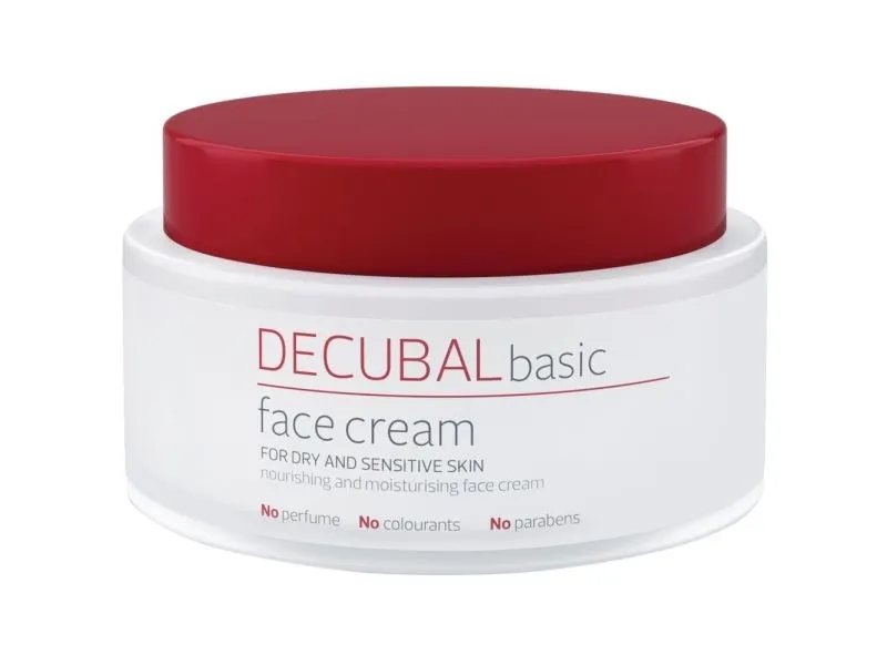 Ansiktskrem, Decubal, 75 ml, uten farge og parfyme
