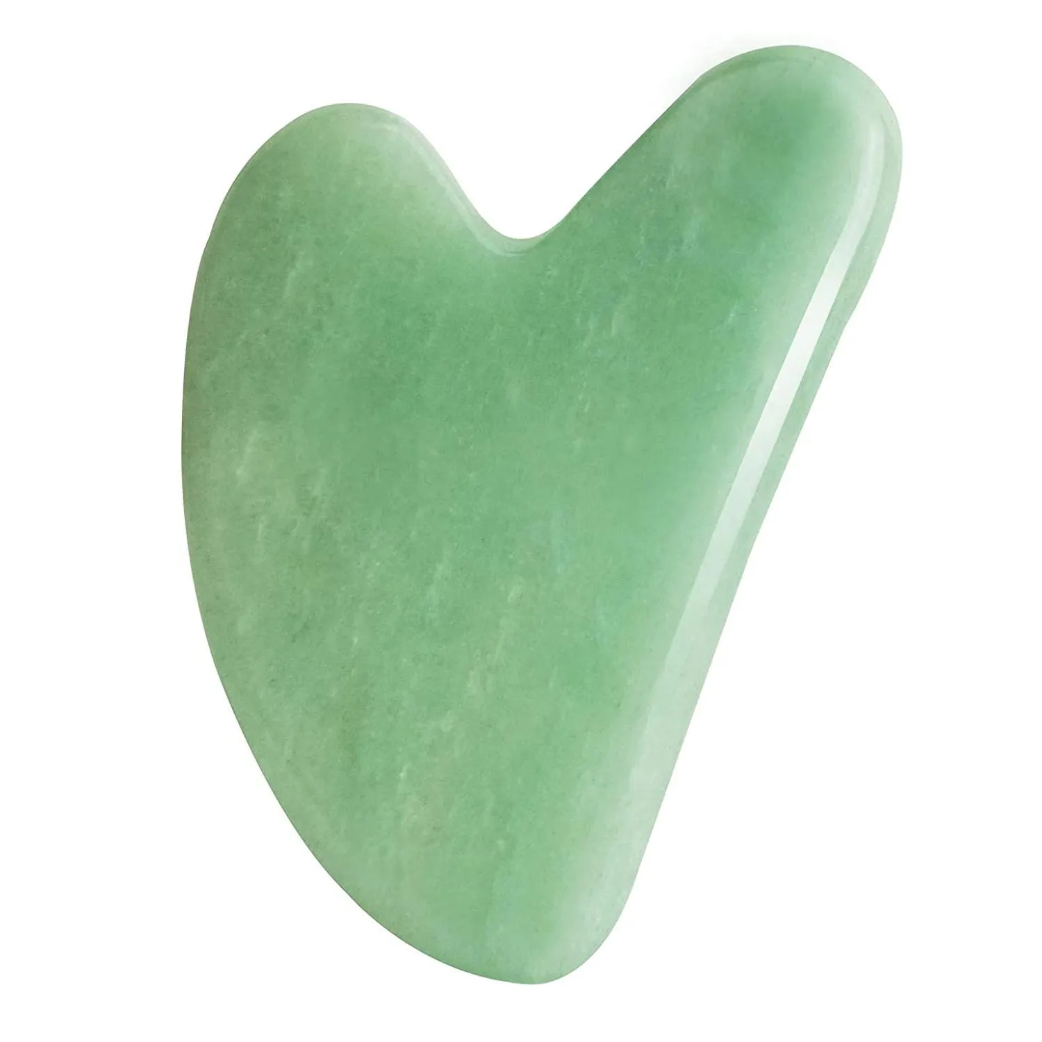 Gua Sha-Stein For Ansiktsmassasje - Grønn