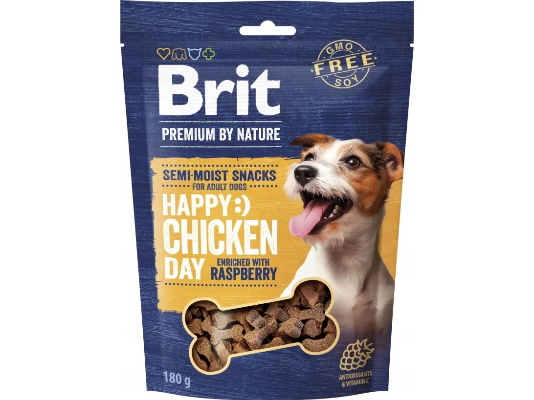 BRIT PREMIUM DOG SNACK CHICKEN WITH RASPBERRY 180g