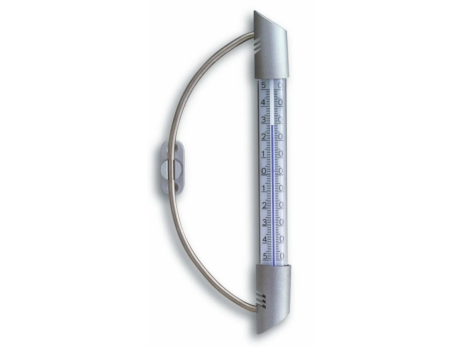 TFA-Dostmann 14.6015, Væskebasert miljøtermometer, Utendørs, °C, -50 - 50 °C, Analog, Sølv