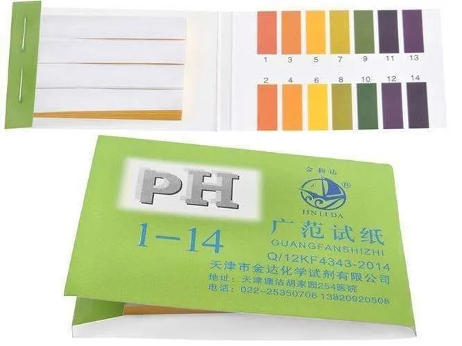 Lakmuspapir for pH-test - 160 stk