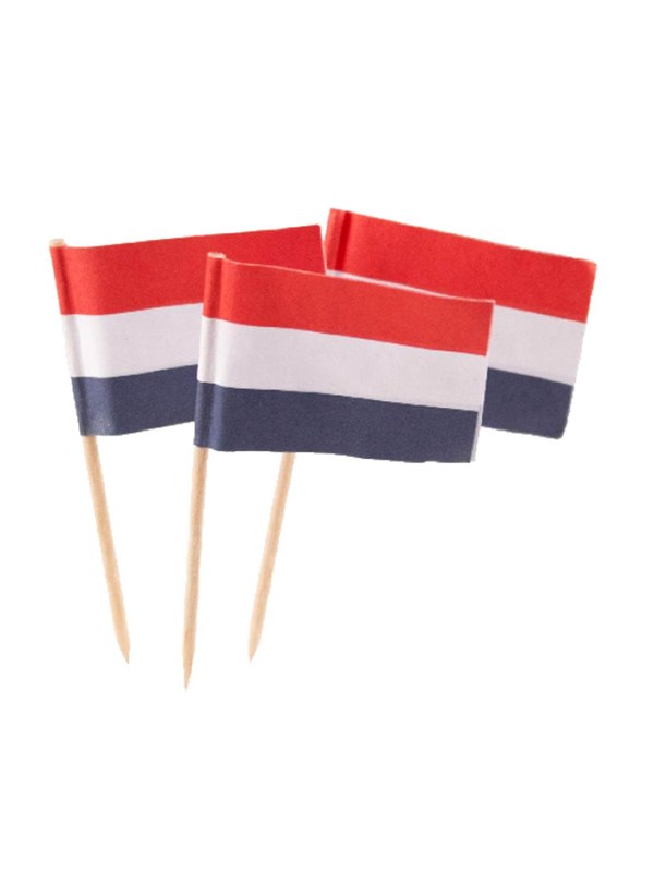 Folat BV Cocktail sticks Dutch Flag 50 pcs.