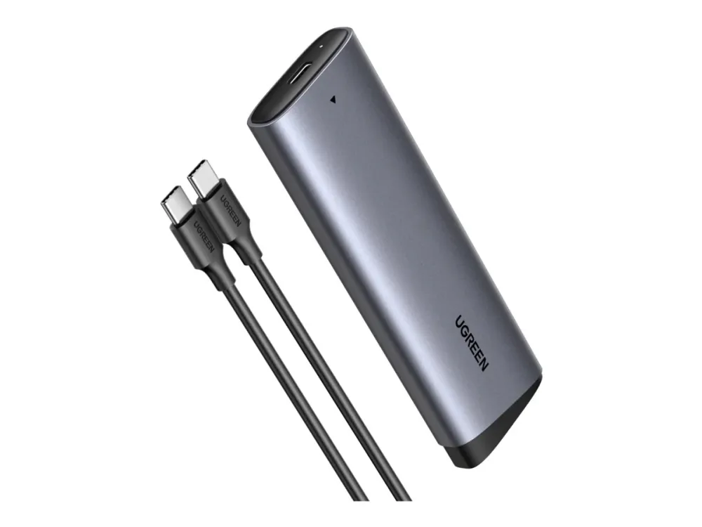 M.2 NVMe SSD-deksel UGREEN CM767 USB-C 3.2 S.M.A.R.T, Auto Sleep, TRIM
