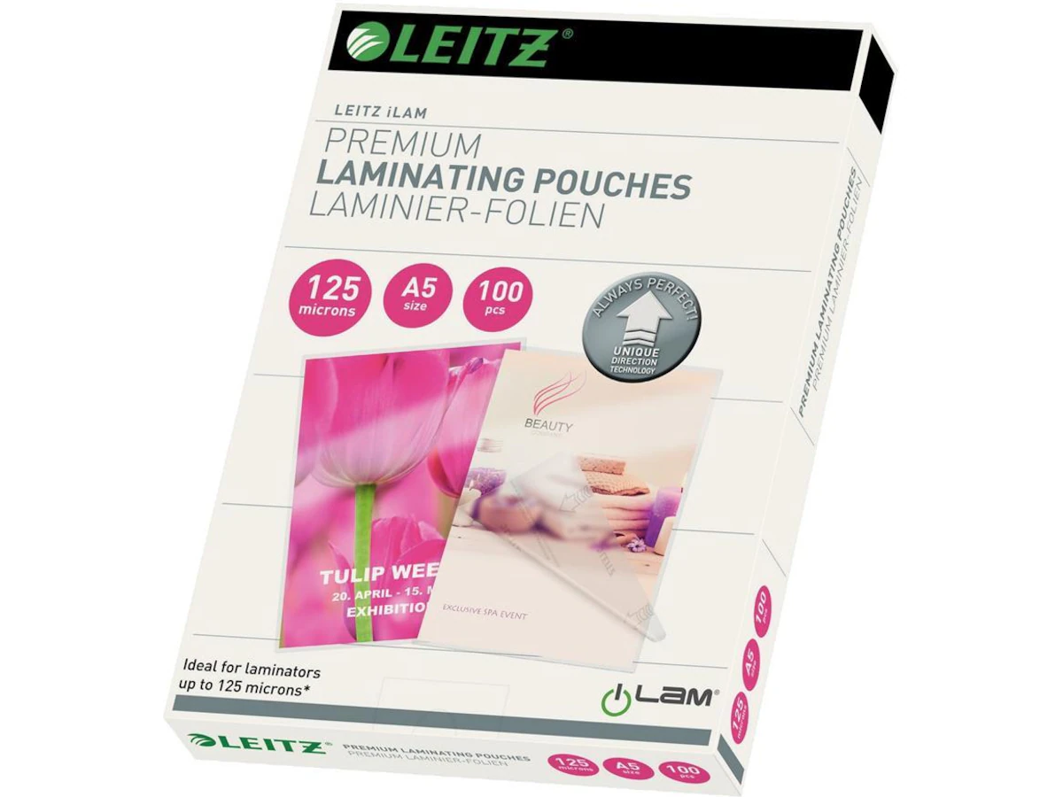 Leitz lamineringslomme UDT A5 125my