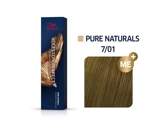 Wella Koleston Perfect Pure Naturals 7/03 medium blonde natural gold 60ml