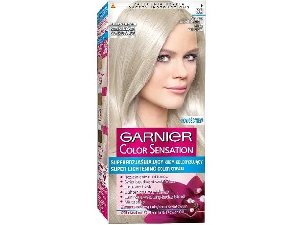 Garnier Color Sensation Super Lightening fargekrem S9 Silver Ash Blonde
