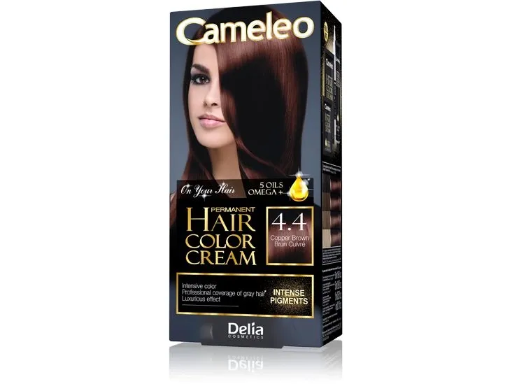 Delia Cameleo HCC permanent hårfarge Omega+ nr 4.4 Copper Brown
