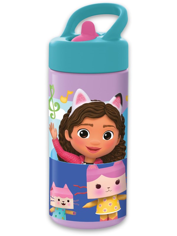 Euromic GABBY'S DOLLHOUSE sipper water bottle 410ml